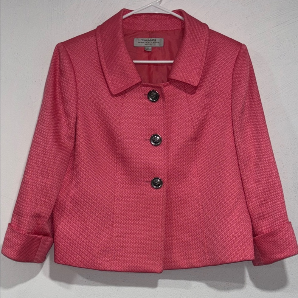 Tahari Pink Blazer
